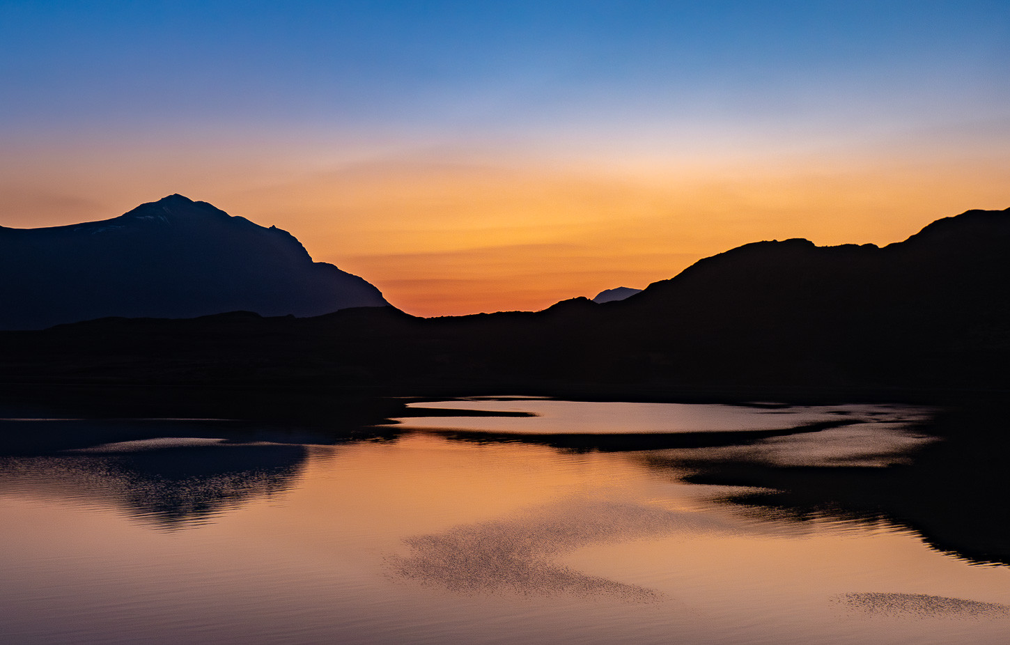 Orange sunrise.